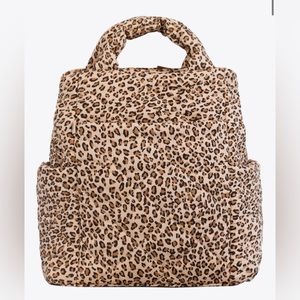 BÉIS / Beis x Elsa Hosk: The diaper Backpack Tote - Wild Child